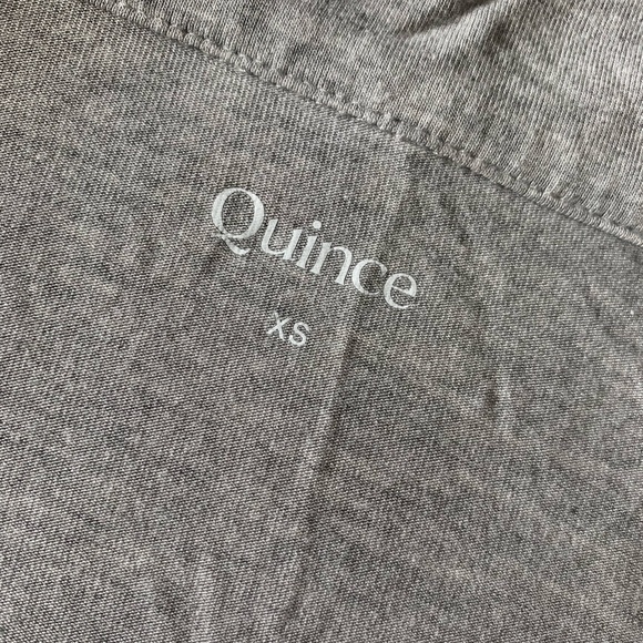 Quince Light Gray  Bamboo Women's Pajama Set size XS - Picture 6 of 9